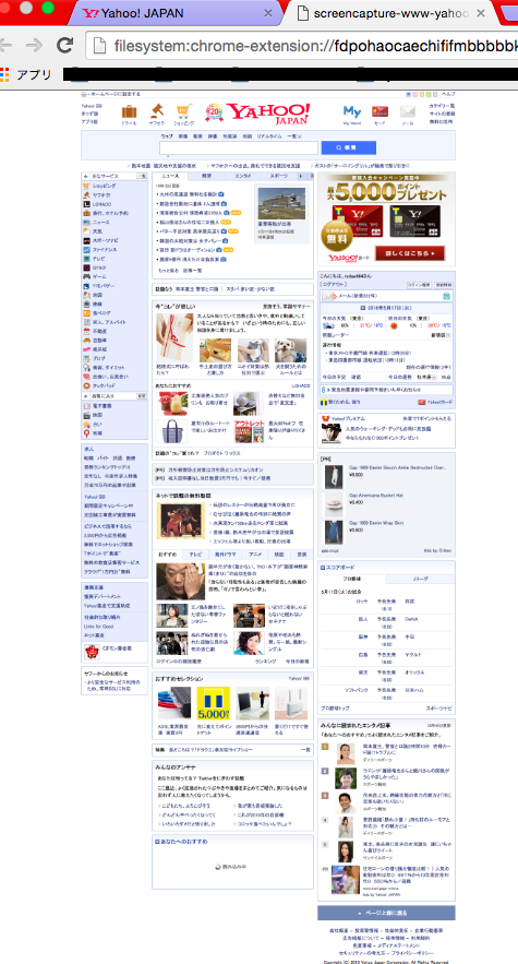 スクリーンショット